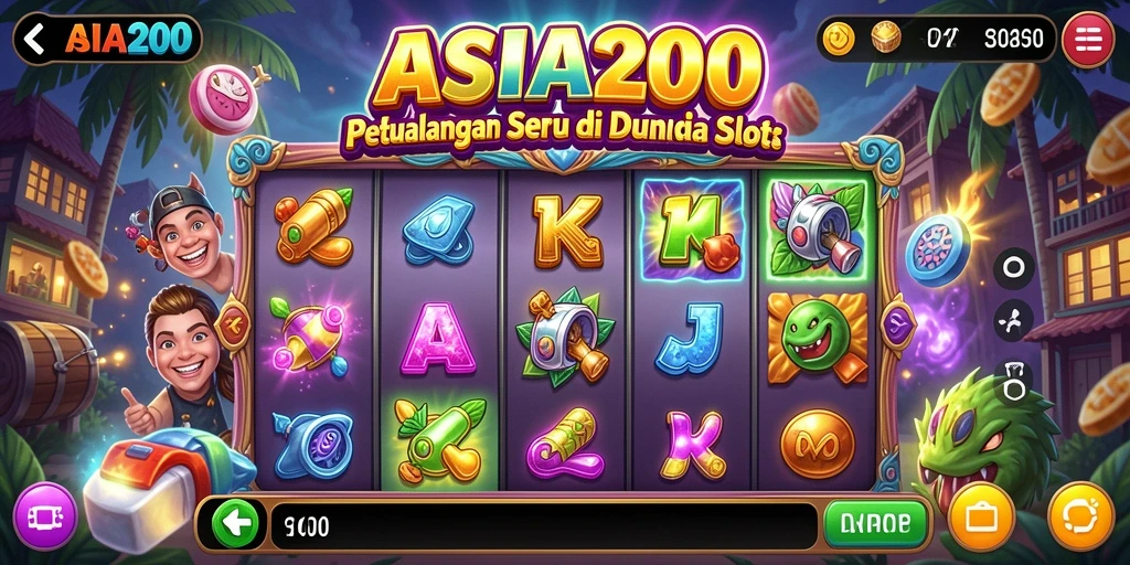 Tampilan gameplay <strong>ASIA200</strong> yang menarik dan penuh warna.