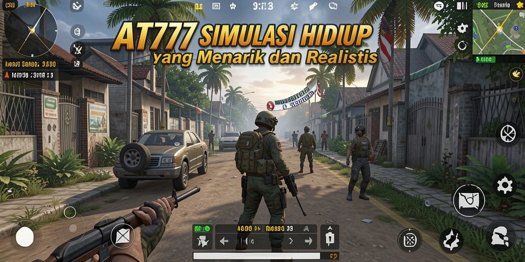 Tampilan gameplay AT777 yang menakjubkan dalam simulasi kehidupan.