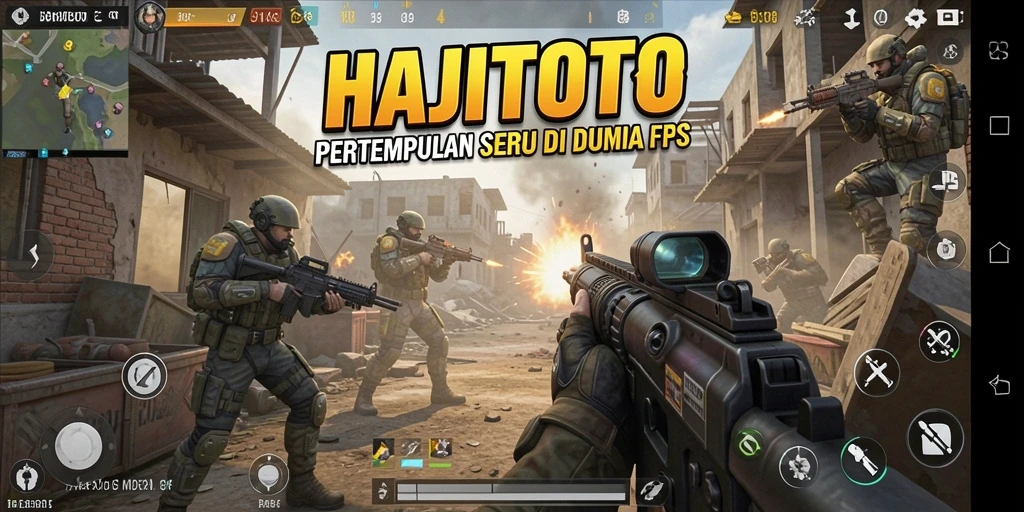 Tampilan gameplay intens di HAJITOTO saat pertempuran berlangsung.