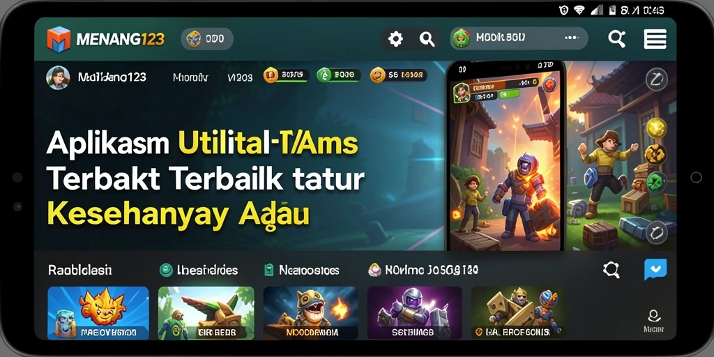 Tampilan antarmuka MENANG123 yang intuitif dan mudah digunakan.