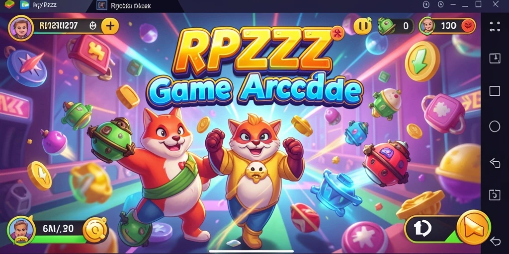 Screenshot gameplay RPZZZ yang menunjukkan aksi seru dan cepat.